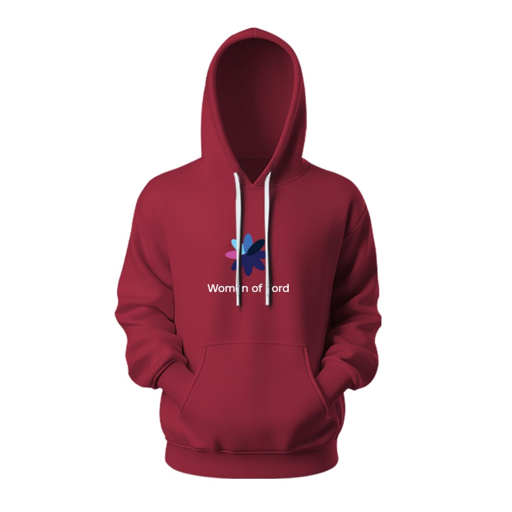 Women of Ford Goodie Hoodie Plain-Maroon